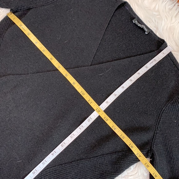 🍄$14 sale🍄🍄. EILEEN FISHER waterfall open cardigan black - Picture 7 of 10